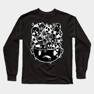 little Doodle Monsters #2 (inverted) Long Sleeve T-Shirt